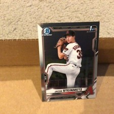 Jacob Steinmetz #83 diamondbacks RC 2021 Bowman Draft Chrome 1st Bowman Base - E