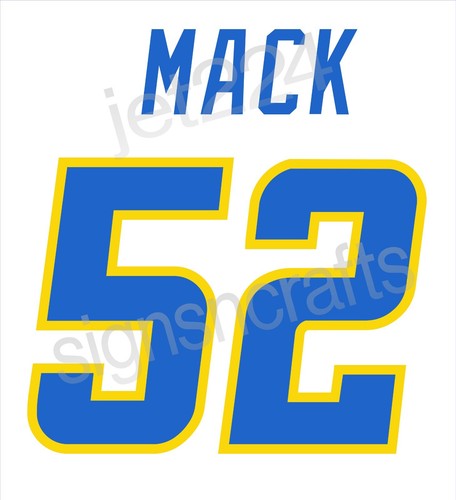 Los Angeles Chargers STICKER DECAL 2024 Herbert Bosa Perryman Mack James Samuel+ - Picture 12 of 33