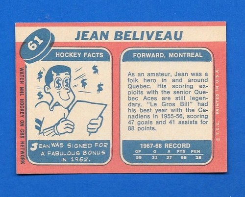 1968-69 TOPPS 68-69 NHL HOCKEY CARD 1-132 + ERROR SEE LIST - Picture 115 of 255