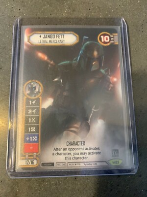 Star Wars Destiny- Awakenings:  Jango Fett, Lethal Mercenary #21 Promo Full Art