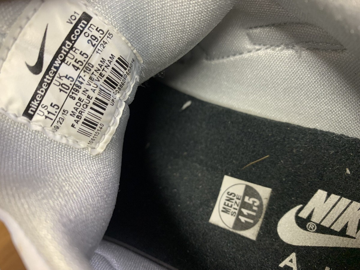 RARE? Nike Air Flight Huarache Low White Leather Ostrich  display picture 2