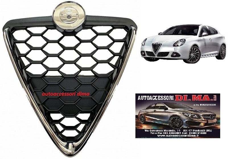 SCUDO GRIGLIA CROMATO ALFA GIULIETTA DAL 2016 IN POI NUOVO spedizione gratis