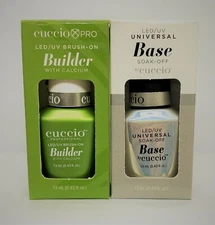 CUCCIO - LED/UV Brush-On Builder Gel with Calcium Universal Base 13ml/75ml/118ml