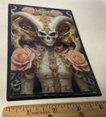 Female Skeleton Ai Art Realistic Horror Beauty Photograph Fridge Magnet  4  X 6 