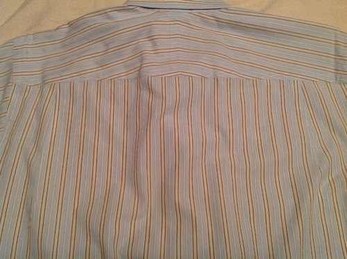 Robert Talbott Best of Class 15,5 33 Hemd French Cuff blau braun gestreift I13 - Bild 9 von 9