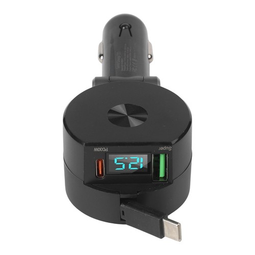 Chargeur Voiture 66W Double Sortie avec Affichage Numérique pour Charge Rapide - Photo 19 sur 23