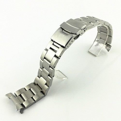 Curved Ends Metal Strap 18 19 20mm 21mm 22mm 23-30mm Stainless Steel Watch Band - Picture 14 of 15