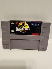 SNES Super Nintendo Jurassic Park Vintage Video Game