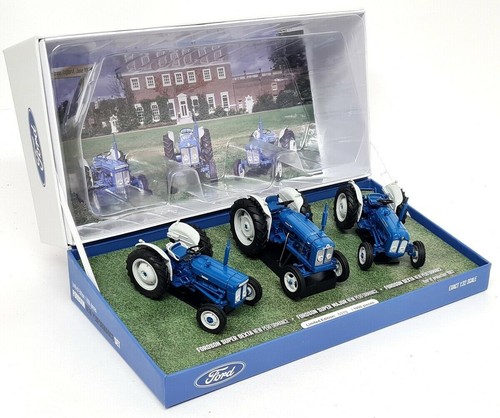 UH 1/32 Fordson New Performance Super Dexta / Major / Dexta 3 Piece Tractor Set