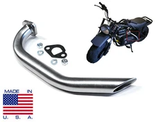 Exhaust Header for Mega Moto 212 Pro, Monster Classic 212, Coleman RB200, RT200