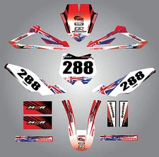 Full  Custom Graphic  Kit -AUSSIE PRIDE - Husqvarna CR 50 - 2011 - 2016
