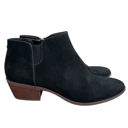 Stivaletti Sam Edelman Porter donna 7,5 m neri ecopelle scamosciata boho stivaletti scarpe - Foto 1 di 11