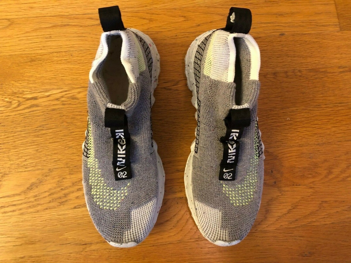 nike space hippie 02 grey volt mens