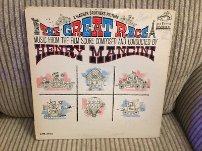 The Great Race Music Film Score Henry Mancini Vinyl LP Record Soundtrack Tested 