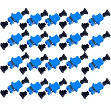 20Pcs SC to SC Simplex Single Mode Fiber Optic Connector Adapter