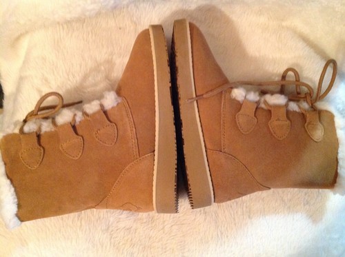 Neu Aussie Merino halbhohe Damen-Schnürstiefel Kastanie Wollmischung Futter Gr. 4 - Bild 6 von 9