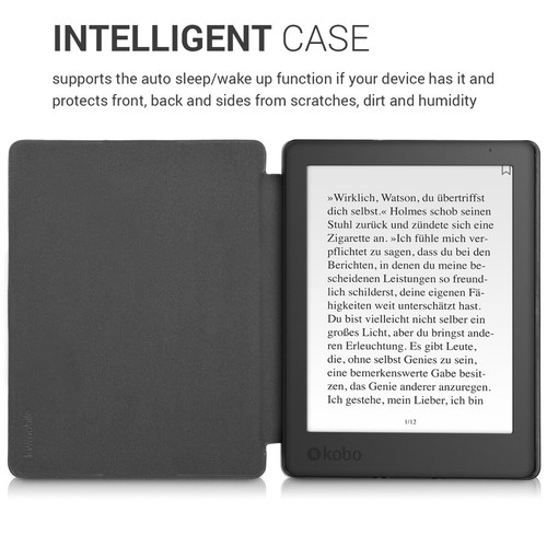 Case magnetica per Kobo Aura H2O Edition 2 - Cover similpelle - Zdjęcie 4 z 7