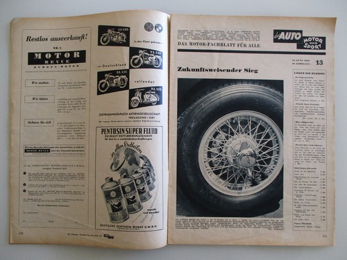 Das Auto Motor und Sport Heft Nr. 13 Juni 1953 24 Stunden von Le Mans - Picture 2 of 7