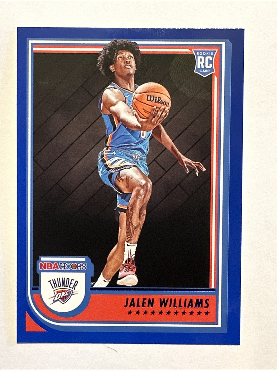 2022-23 Panini NBA Hoops Jalen Williams Rc Blue #242 OKC Thunder 