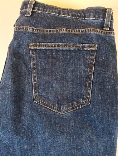 MEN'S SADDLEBRED Regular FIT BOOT CUT  STRAIGHT LEG BLUE DENIM JEANS 40x32 - Picture 2 of 14