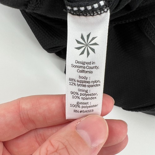 Athleta Mujer S Metro Skort Negro Bolsillos con Cremallera Elastizado Forrado Atletismo Verano - Imagen 6 de 9