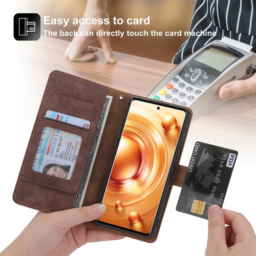 For OnePlus 10 Pro 12 11 9 8T Nord N200 Multicard Wallet Case Phone Case Cover - Picture 11 of 17