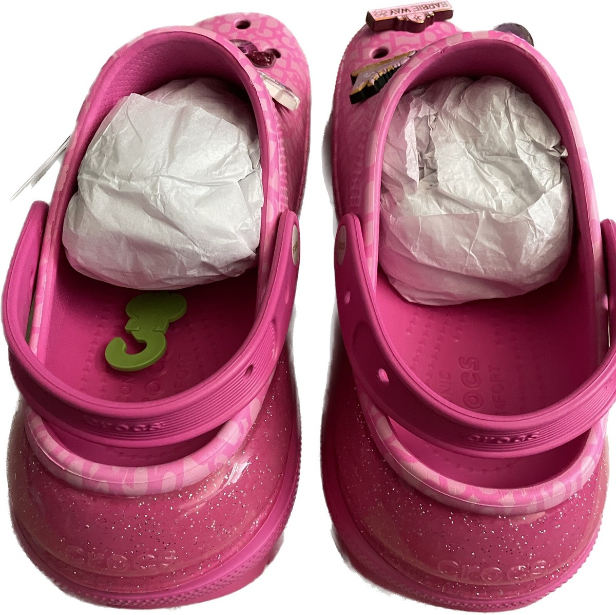 Crocs X Barbie Mega Crush Clog Pink Womens Size 12W NWT | eBay