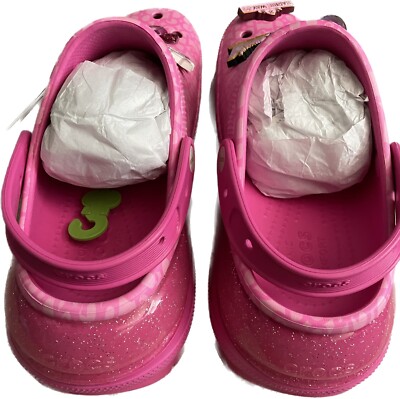 靴 crocs mega crush clog pink 40 ? NEW Crocs Classic Mega Crush Clog Pink 207988-6ub High Heel