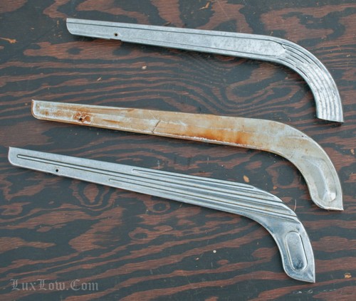 Vintage Bicycle Wald CHAINGUARDS Chrome RatRod FatTire Schwinn Tank Cruiser Bike - Picture 2 of 23