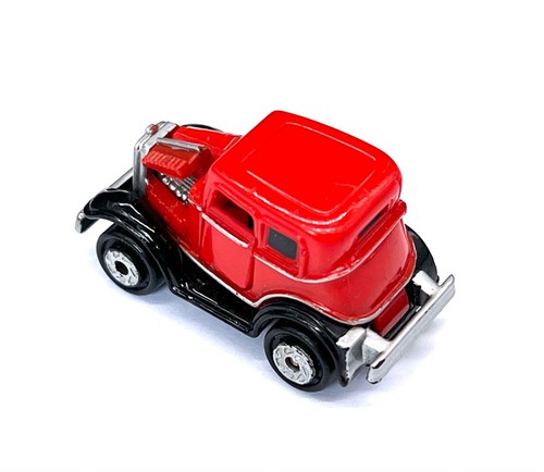 RARO Micro Machines Vintage Galoob 1990 Ford Vicky Rosso Deluxe Porte Aperte - Foto 3 di 5
