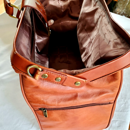 Vintage Barry Smith UK Leder Gepäck Tasche Gladstone Widemouth Steampunk Klassiker Rarität - Bild 5 von 22