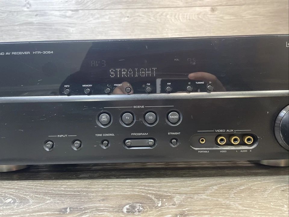 Yamaha HTR-3064 - 5.1 Ch HDMI Home Theater Surround Sound Receiver -No Remote - Image 2 of 4