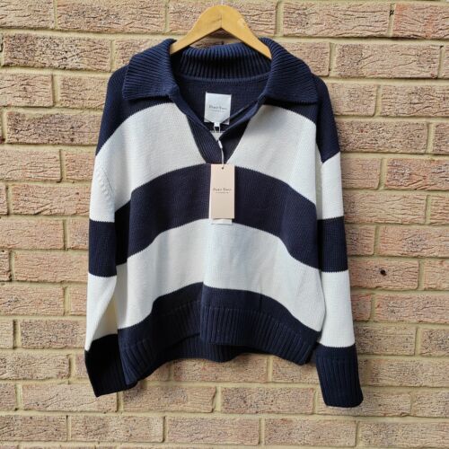 Part Two Striped Jumper Womens XL Elinda Cotton Blend Pullover - Picture 12 of 13