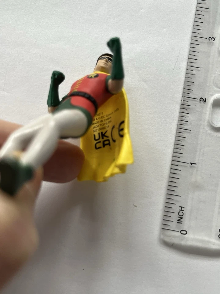 Figura de acción Robin Diecast DC Comic escala 1/18 2,75" de Jada Toys Set 98625 Foto 3 de 4