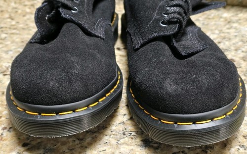 New Dr. Martens 1460 Pascal Black Suede Lace Up Boots Size Men 11 / Women 12 - Picture 7 of 10