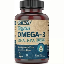 Deva Vegan Omega-3 Dha-Epa 300 mg 90 Sgels