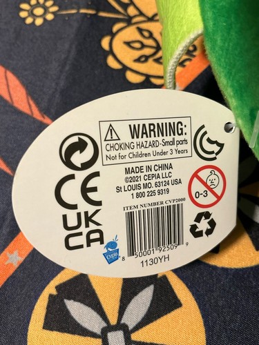 NWT Cats Vs Pickles Jumbo 8.5" Hank Yelling Pickle 2021 Green Beanbag Plush Toy - Picture 4 of 4