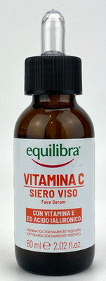 Equilibra Vitamin C Gesichtsserum Vitamin E Hyaluronsäure fettende Textur 60ml