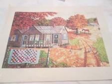 FARM SCENE-NEEDLEPOINT CANVAS