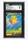 Pokemon CGC 8 Surfing Pikachu V Holo 2021 008/025 Celebrations English