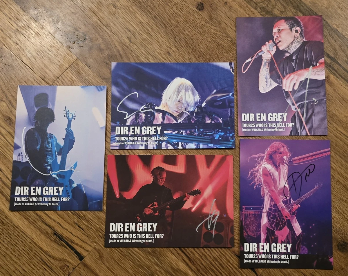 Original Dir En Grey Memorabilia for sale | eBay