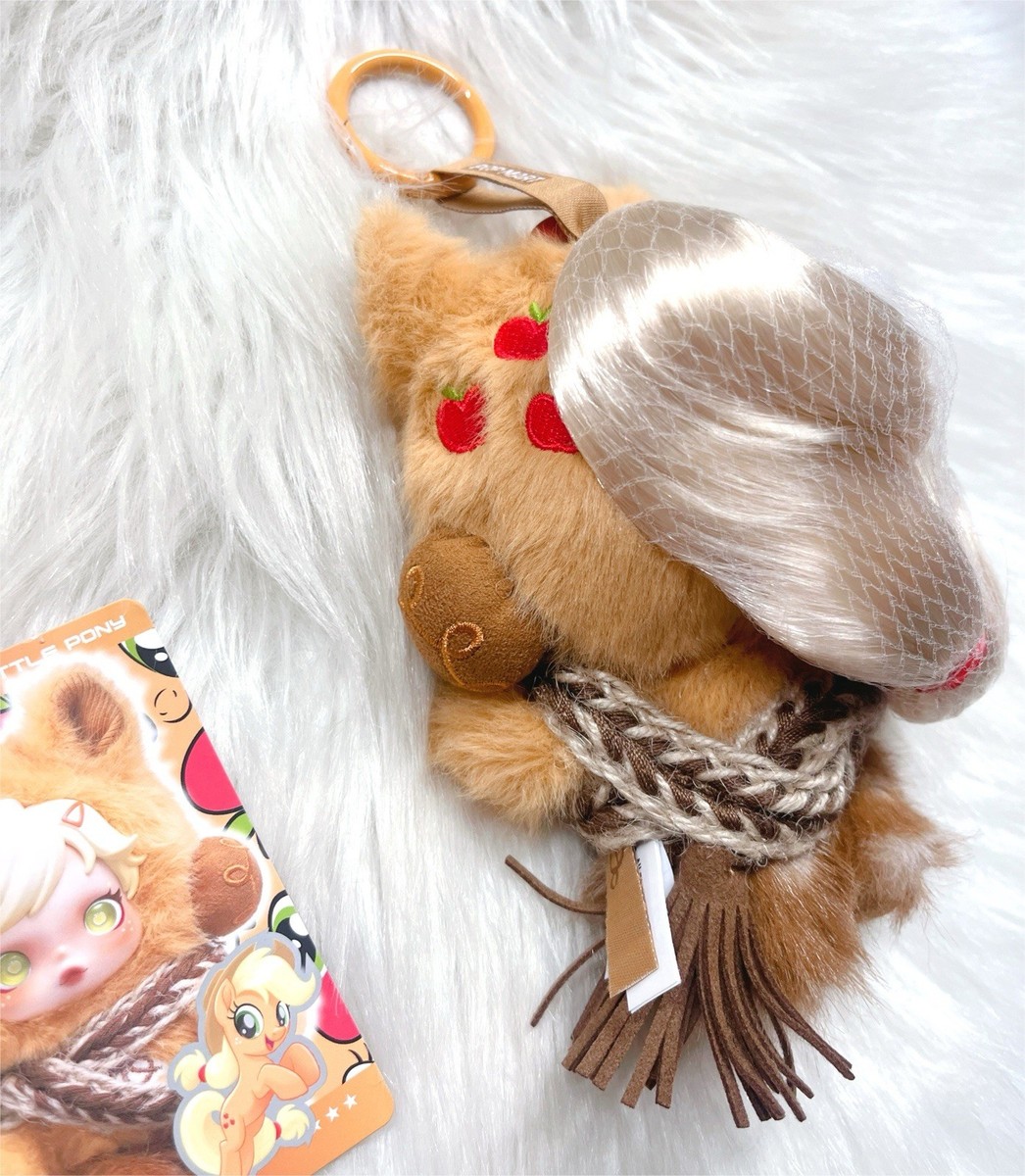 Pop Mart Skullpanda X My Little Pony Apple Jack Plush Doll Pendant