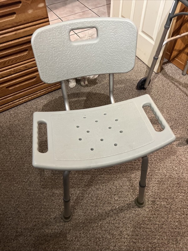 Drive Medical Shower Chair with Back – New Sealed, Bath Safety Seat