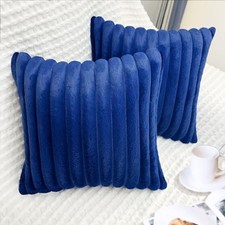 2 Pack 26x26 Pillow Cover Velvet Pillow Covers, 26" x 26" Pack of 2 Navy Blue