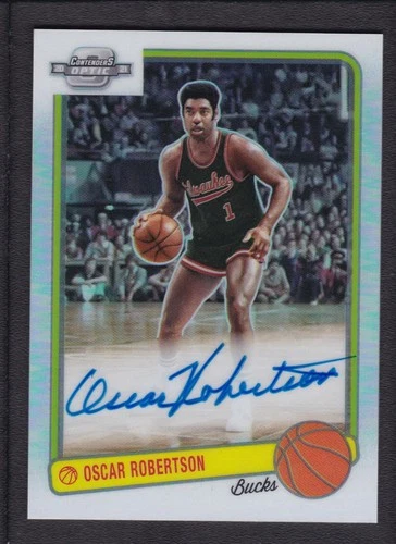 2020-21 OSCAR ROBERTSON AUTO PANINI CONTENDERS OPTIC HOLO AUTOGRAPHS