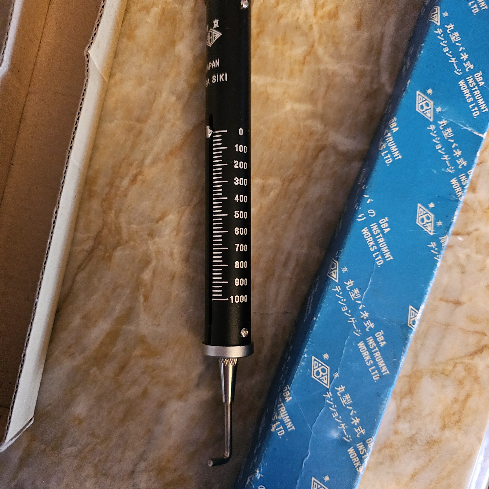 OHBA SIKI Wafer Friction Gauge 0 - 1,000 Range Japan Instruments Oba