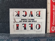 Temporary Tattoo New On Card Various Designs Available Will Combine Shipping