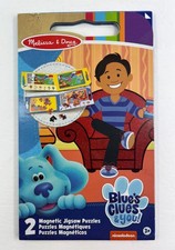 Melissa  Doug Blue's Clues  You Two Magnetic Puzzles Ages 3 New Free Ship X4
