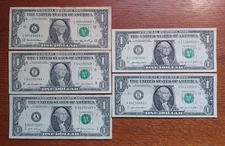 5 $1 Star Notes Free Shipping #2