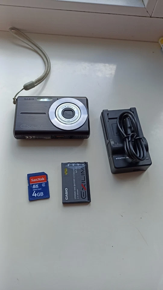 🔥Casio Exilim EX-Z5 Black 5.0MP digital compact camera🔥WORKing FULL Set🔥 - Image 3 of 4